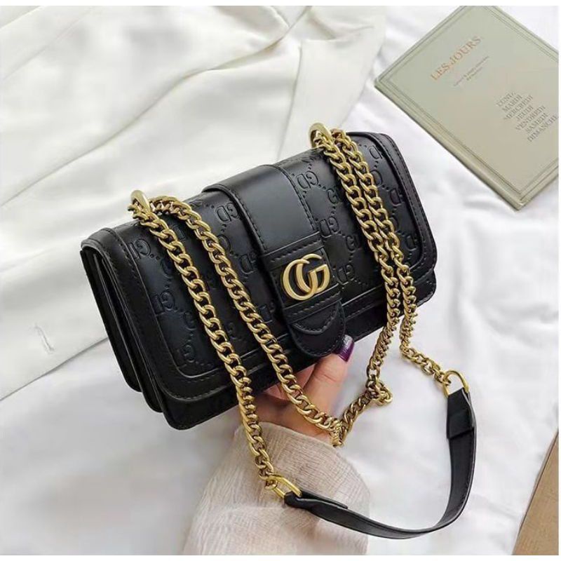 Baru ! Tas bahu wanita import tali rantai Cantik Fashionable - Tas wanita import tali rantai - Tas w