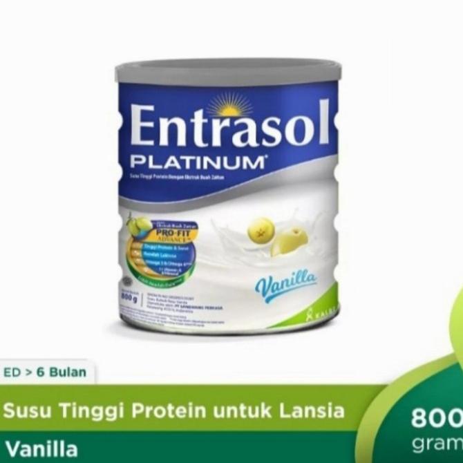 

[COD] entrasol platinum vanila 800 gram [COD]