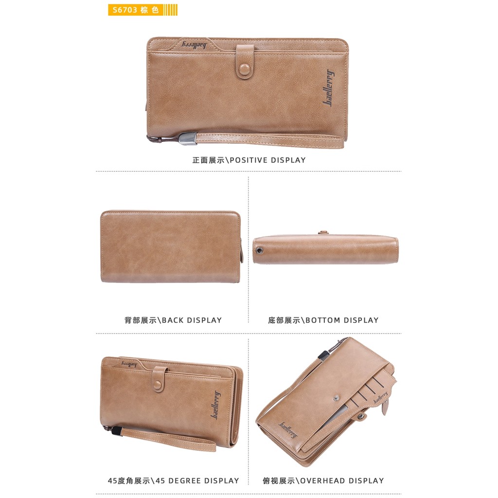 Dompet Panjang Pria Wanita Kulit Dompet Panjang Kulit Pria Wanita Import Baellerry Ori Terbaru BAELLERRY S6703