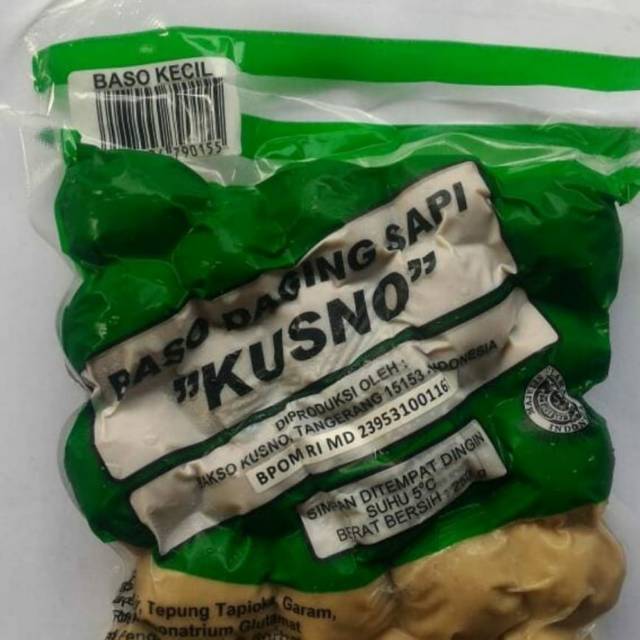 

Bakso kusno polos 250gr