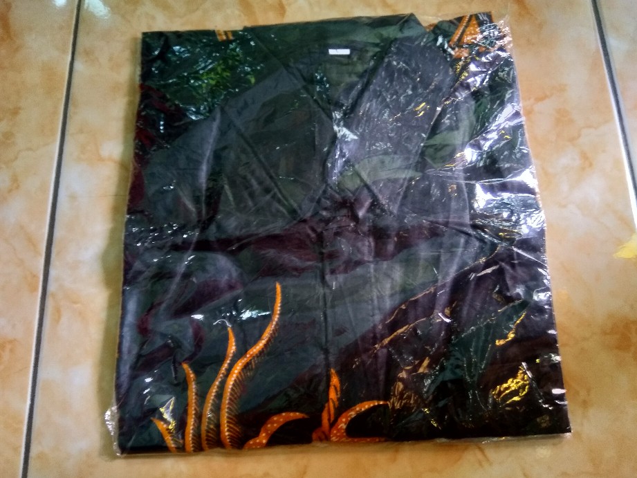 Kemeja Batik Motif Ekor Warna