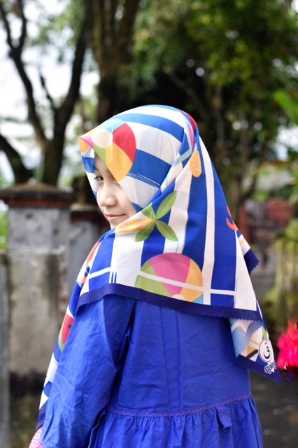 VOAL PRINTING ANAK MOTIF SUMMER / HIJAB ANAK LUCU / JILBAB ANAK KARAKTER LUCU