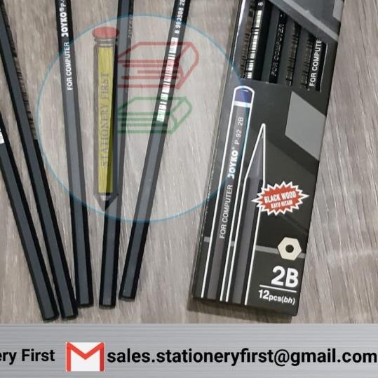 

♛ Pensil 2B Joyko P-92 Blackwood (Hitam) ➧