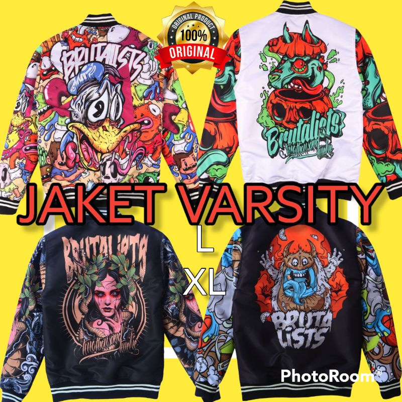Jaket distro pria wanita varsity terbaru keren kekinian fashion grosir distro semarang kendal origin