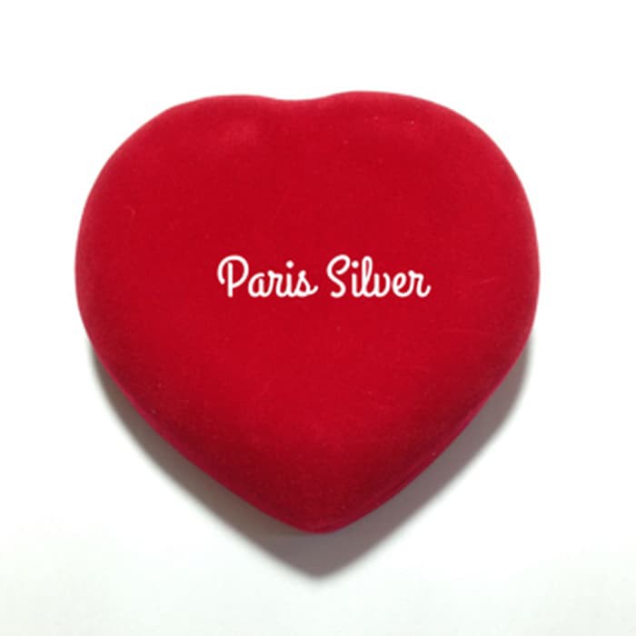 Unik kotak perhiasan cincin kalung gelang anting box silver perak emas love terbaik