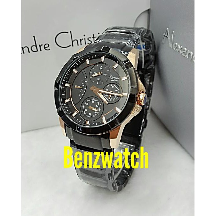 Unik Alexandre Christie 2503 Black Rosegold Diskon