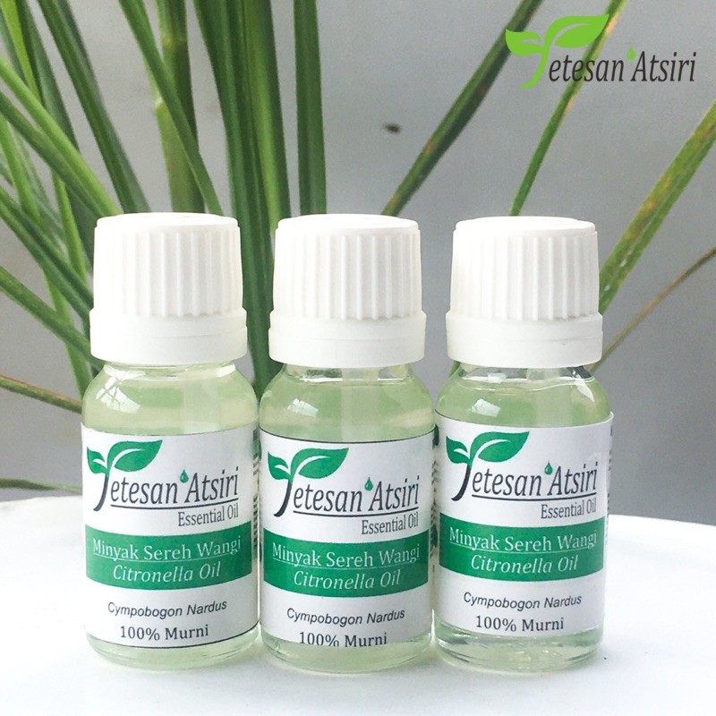 10 ml minyak atsiri sereh wangi minyak sereh wangi murni citronella oil citronella essential oil100%