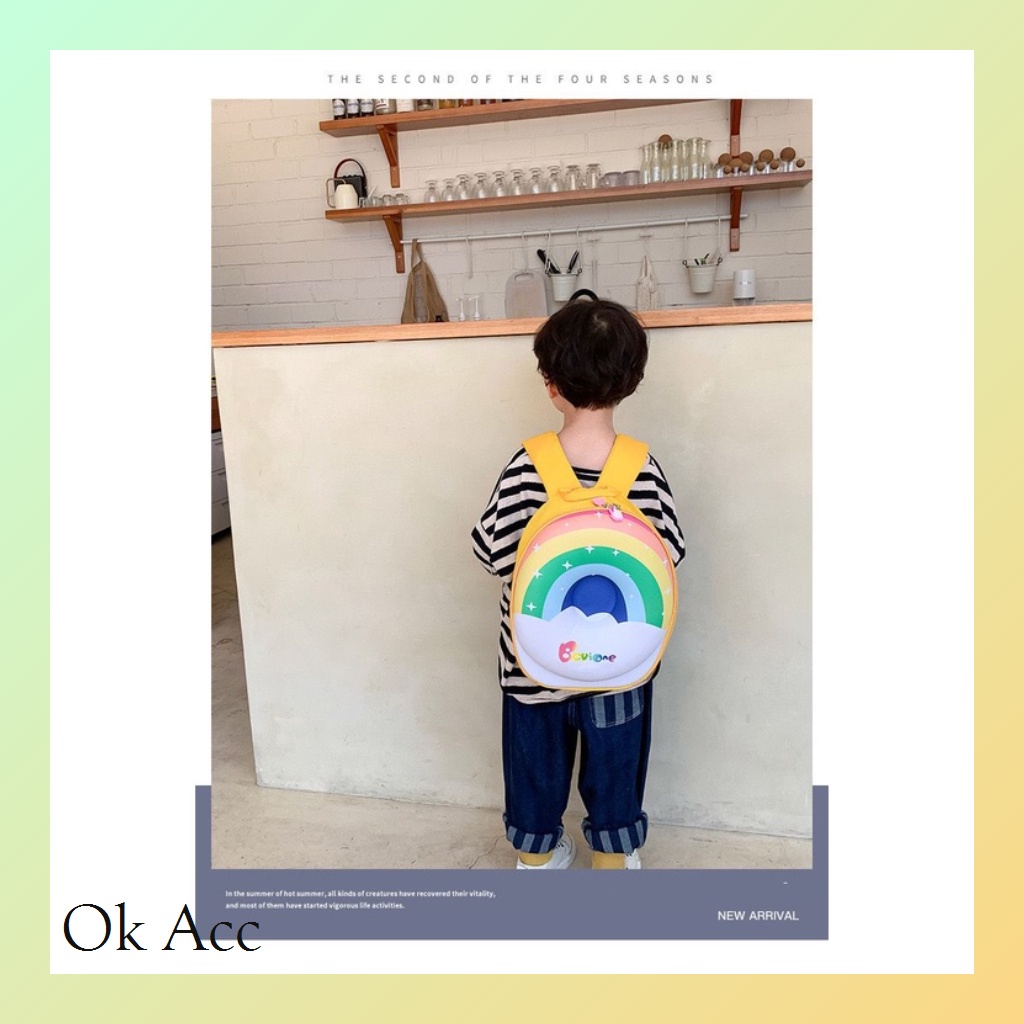 Tas Ransel anak sekolah Rainbow NASA FT18