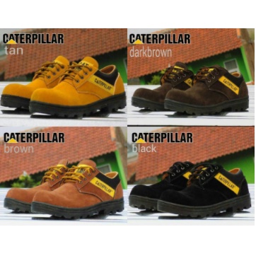 ( BISA COD ) sepatu pria boots safety  kerja lapangan sepatu haiking motoran Caterpillar SBY Pendek  Murah