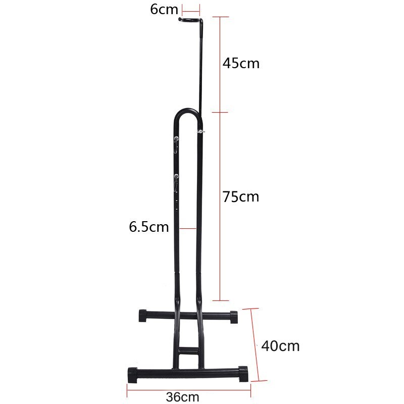 Brigt Stand Parkir Sepeda Bicycle Floor Standing Bike Display - L150 - Black