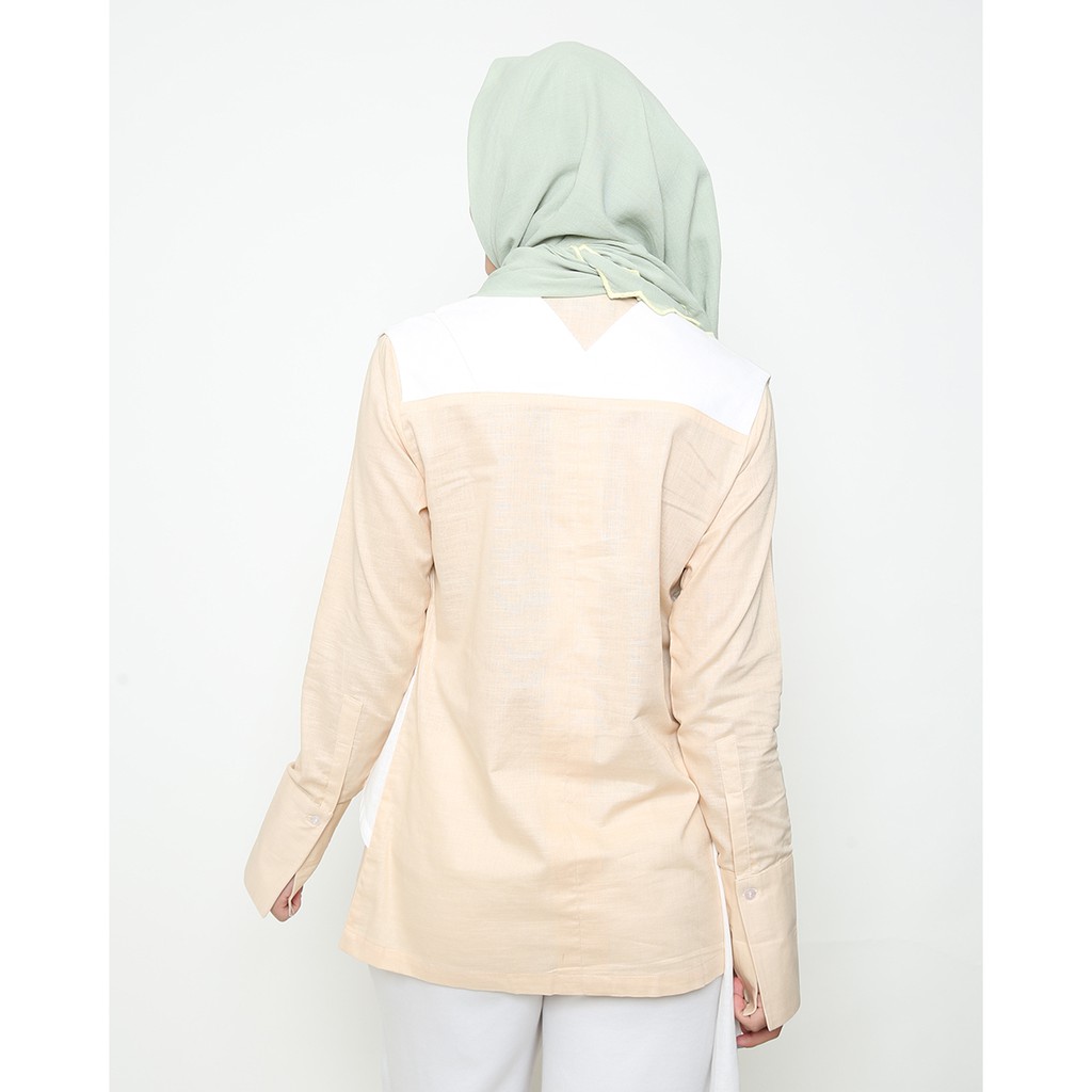 ZOYA SHIRT KHAKI - RUMAH AYU X JEFFRY TAN