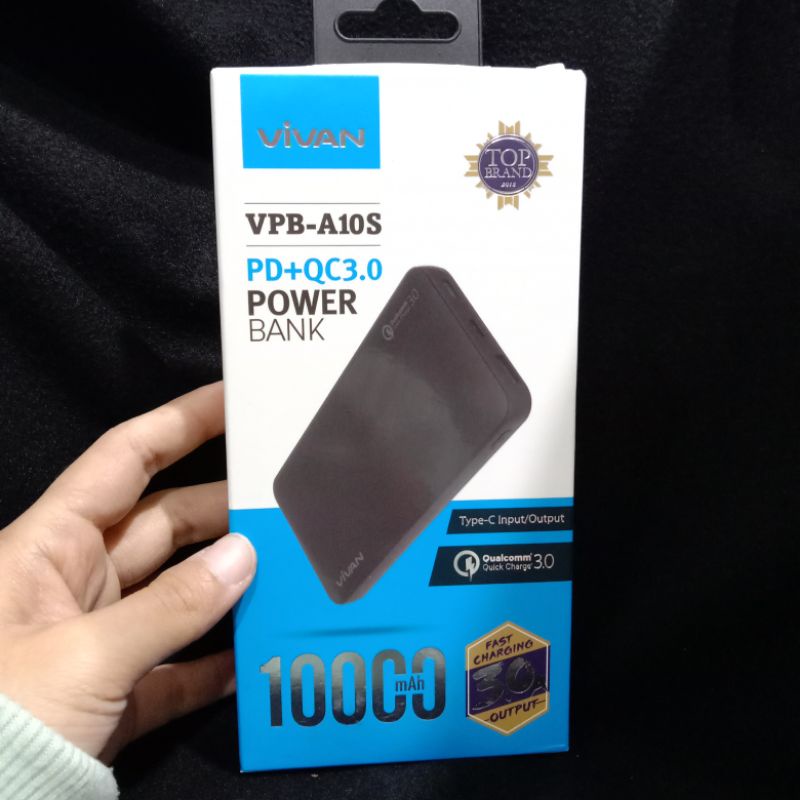 POWERBANK VIVAN VPB - A10S ORIGINAL FAST CHARGING 3.0