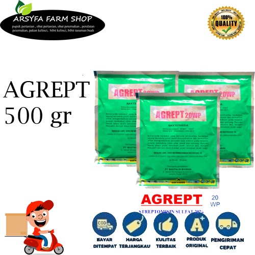 Agrept Bakterisida dan Fungisida 500 gr