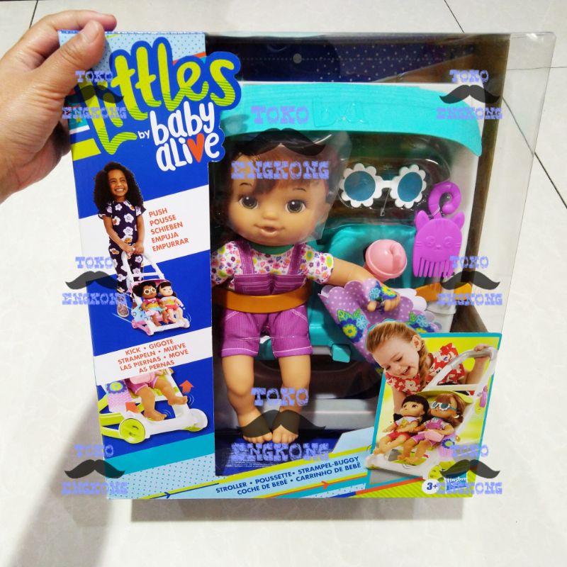 BABY ALIVE PUSH N KICK STROLLER, LITTLE LUCY