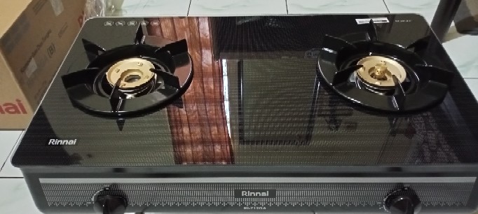 Kompor Gas Rinnai Ri 712ga(b) Khusus Grab/gosend Ri 712 Ga Ri 712 Gab Kompor Gas Kaca