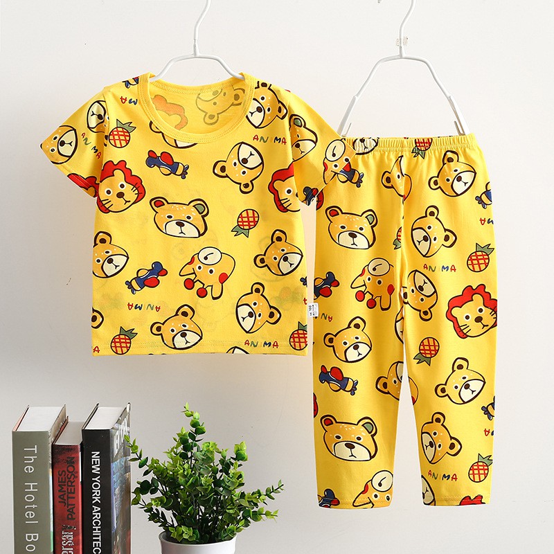 BABY STORE01 - BJC SETELAN ANAK 0-3 TAHUN PIJAMA ANAK BAJU ANAK BAJU PENDEK DAN CELANA PANJANG 1-11