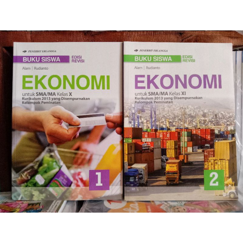 Jual BUKU EKONOMI SISWA Jl 1 & 2 SMA/MA KELAS X & XI (10,11) REVISI ...