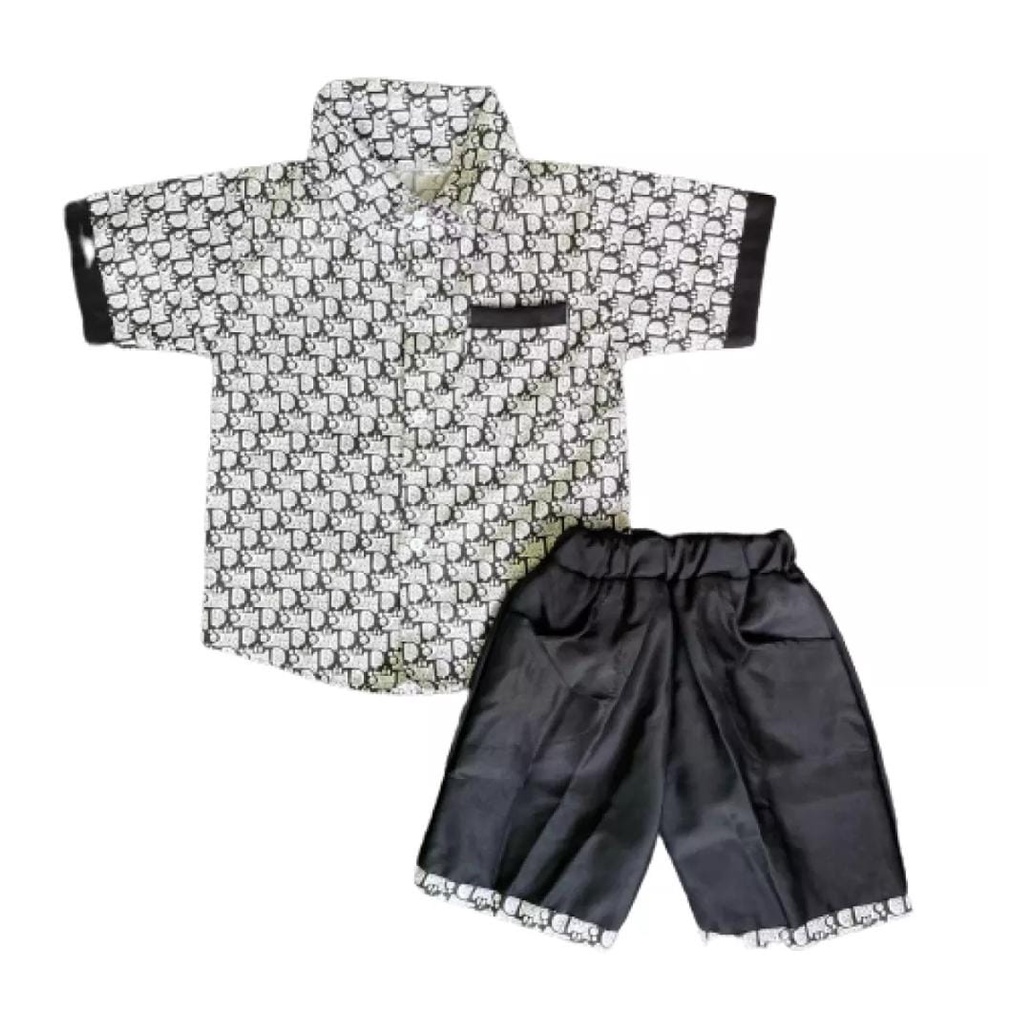 SETELAN KEMEJA ANAK IVAN KID DIOR 1TAHUN-5TAHUN PAKAIAN ANAK LAKI LAKI KEMEJA ANAK COWOK TERMURAH