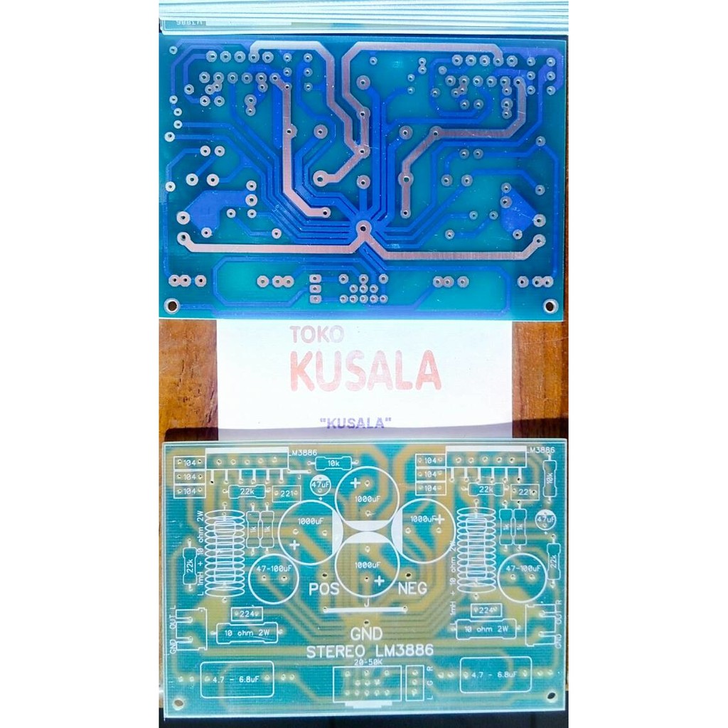 Jual PCB LM3886 stereo / PCB Gainclone LM3886 stereo | Shopee Indonesia