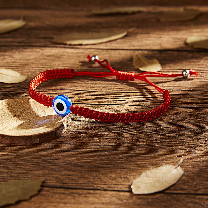 Gelang Tangan Adjustable Motif Mata Iblis Untuk Wanita  Fashion Accessories