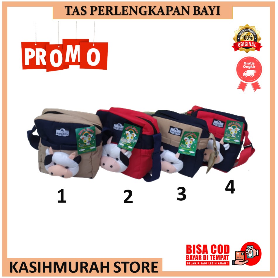 Tas Bayi Multifungsi Tas Perlengkapan Bayi Murah Selempang Aksesoris Lucu
