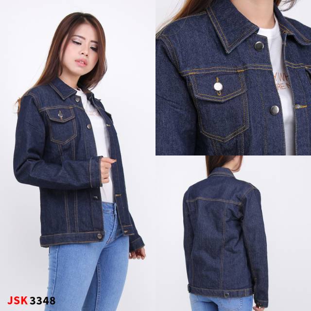 420+ Macam Model Jaket Jeans Wanita Terbaik