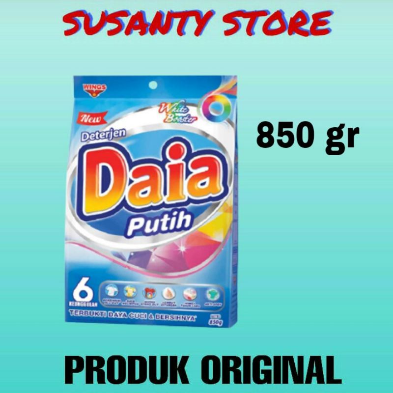DAIA PUTIH DETERJEN BUBUK KEMASAN 850GR.