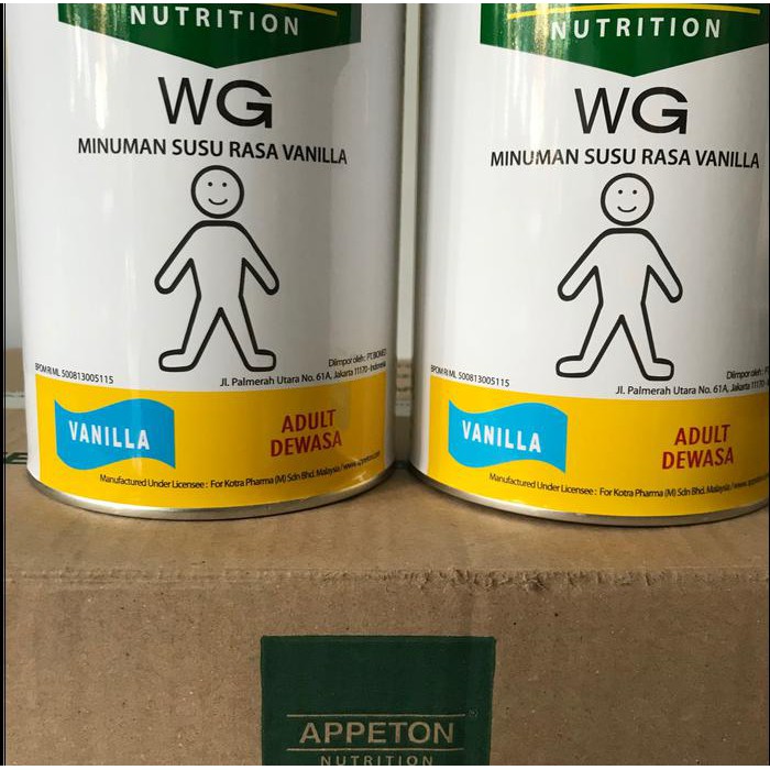 

ASLI APPETON WEIGHT GAIN SUSU UNTUK GEMUK RASA VANILLA (DEWASA) - 450 GRAM !!!
