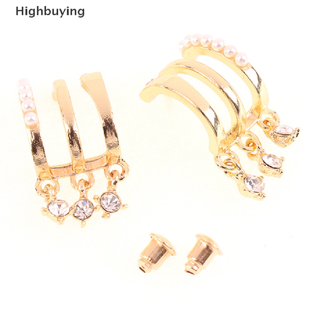 Hbid Anting Tusuk Gantung Desain Geometri Vertikal Multi layer Hias Zircon Gaya Korea Untuk Wanita