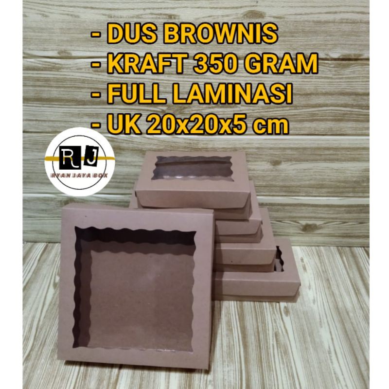 

Dus Brownis/ dus kraft 350gram UK 20x20x5 cm
