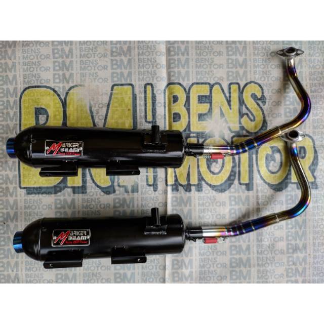 Knalpot Honda Vario 125 / Vario 150 - Knalpot Racing Model Tsugi Vario / Knalpot Racing Vario