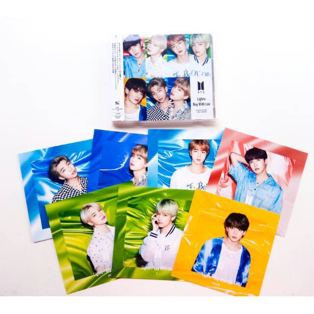 [sharing unsealed] BTS - Lights FC Ver. / Fake Love - Airplane Pt. 2 FC Ver. Jacket Photo