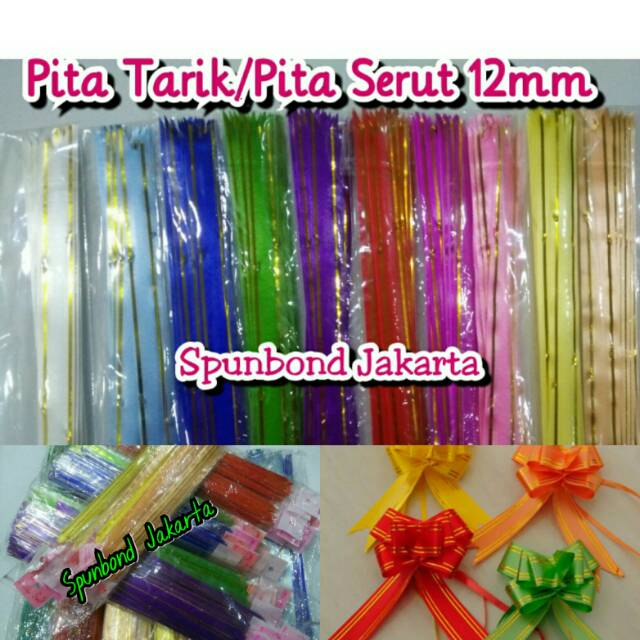  Pita  tarik Pita  serut 12mm per 1pcs Shopee Indonesia