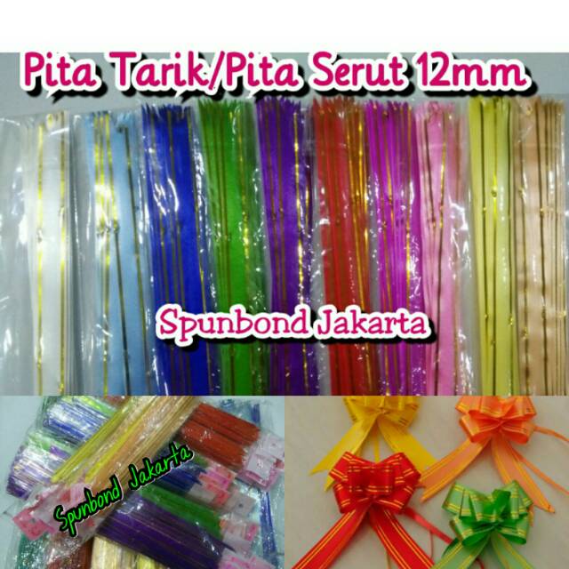 Pita tarik Pita serut 12mm per 1pcs Shopee Indonesia Pita tarik Pita serut 12mm per 1pcs Shopee Indonesia