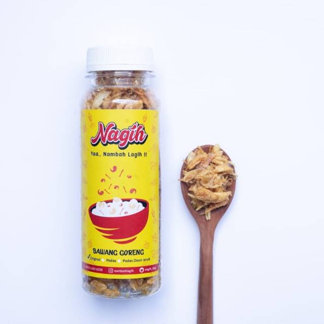 

BAWANG GORENG ORIGINAL/NAGIH/BAWANG GORENG SUMENEP/BAWANG GORENG MURAH