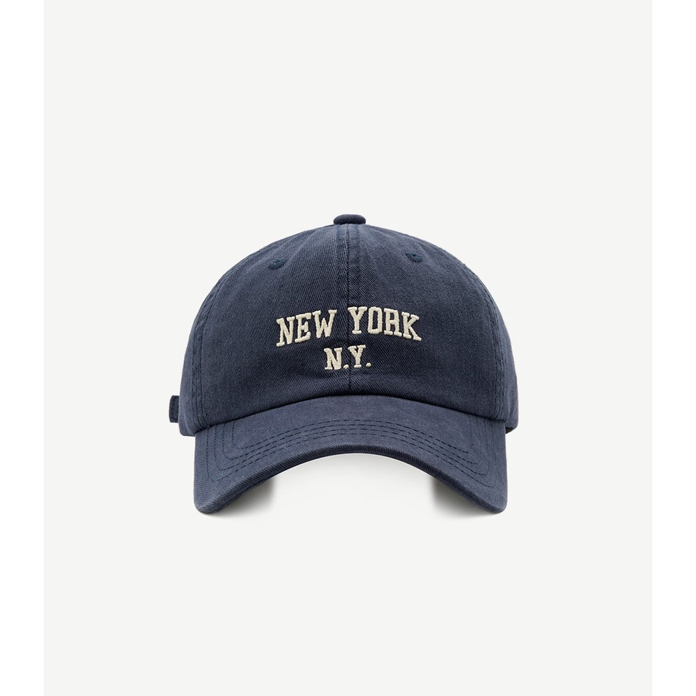 NEXTSTOP-193 Unisex Topi Baseball Pria Wanita Cap Hat Soft Material Bordir New York NY