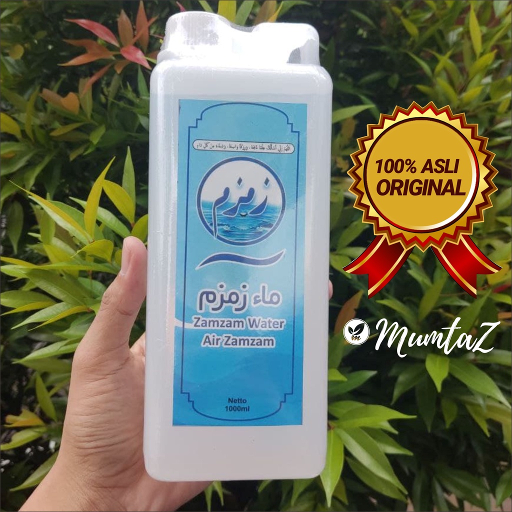 

Air Zam Zam Asli 100% 1 Liter dari Makkah Untuk Pengobatan
