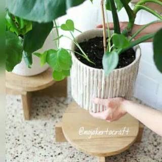 Tatakan pot  custom tinggi  20cm diameter 30 40 Shopee 