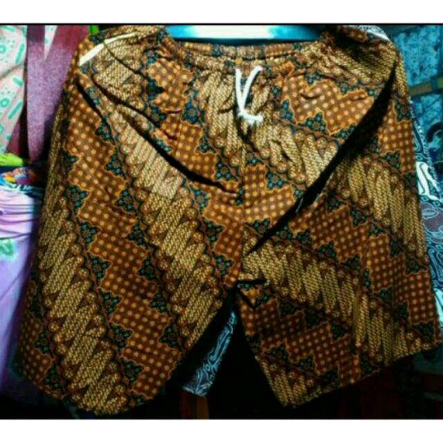 Celana Batik pendek ukuran all size pria dan wanita Harga murah