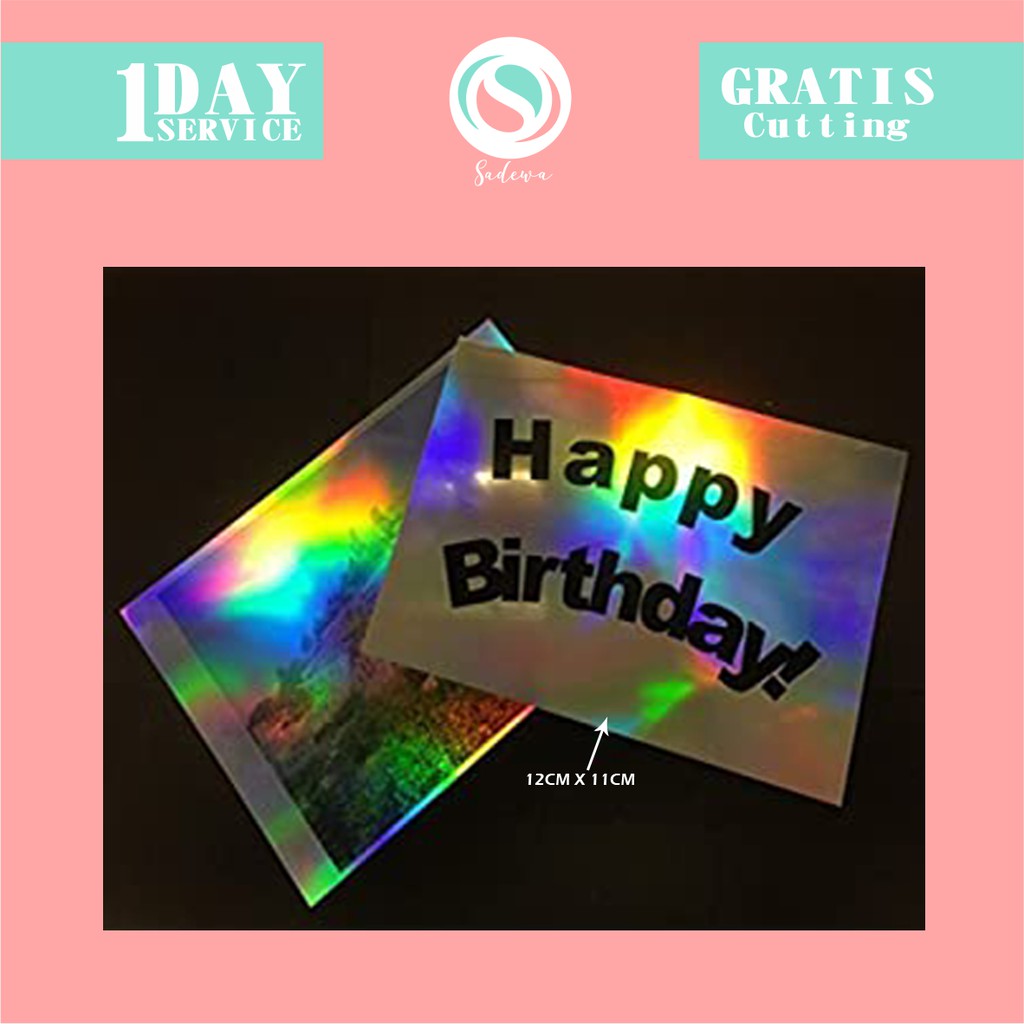

SPH 12 5-15 Cetak Stiker Hologram Print Sticker Bentuk Bulat Tercepat Termurah