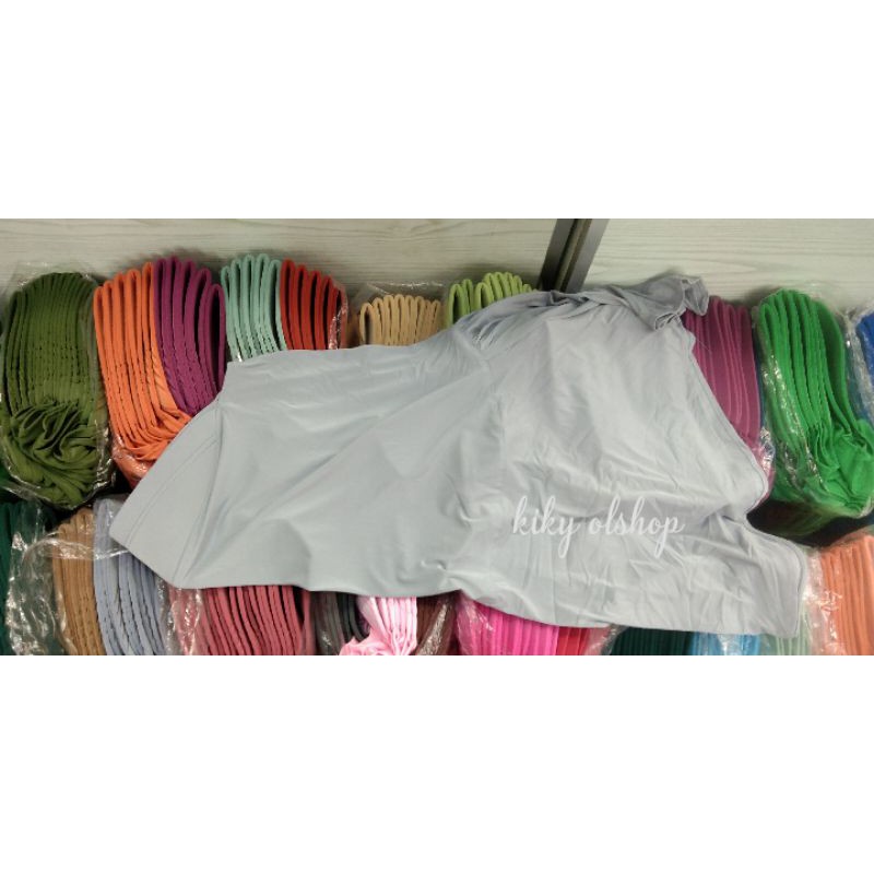 BERGO SNADA KCB / JILBAB SPORTY / HIJAB INSTANT PART 2-Silver