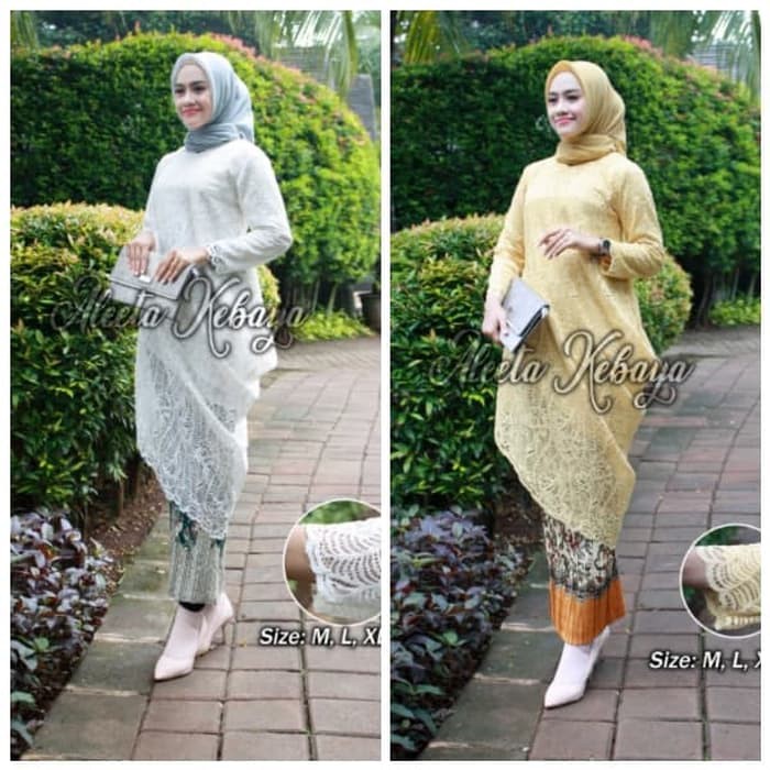 Kebaya Brukat Keong Aleta Kekinian