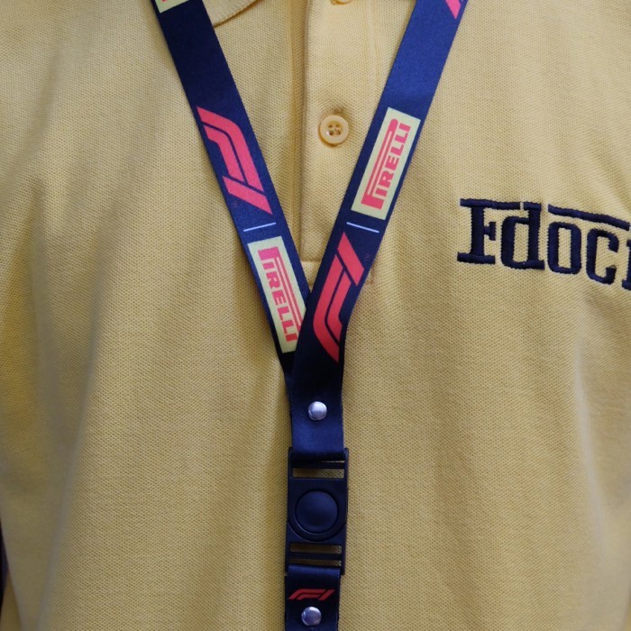 

Lanyard Formula 1 F1 X Pirelli / Logo Lain Bisa Satuan Custom