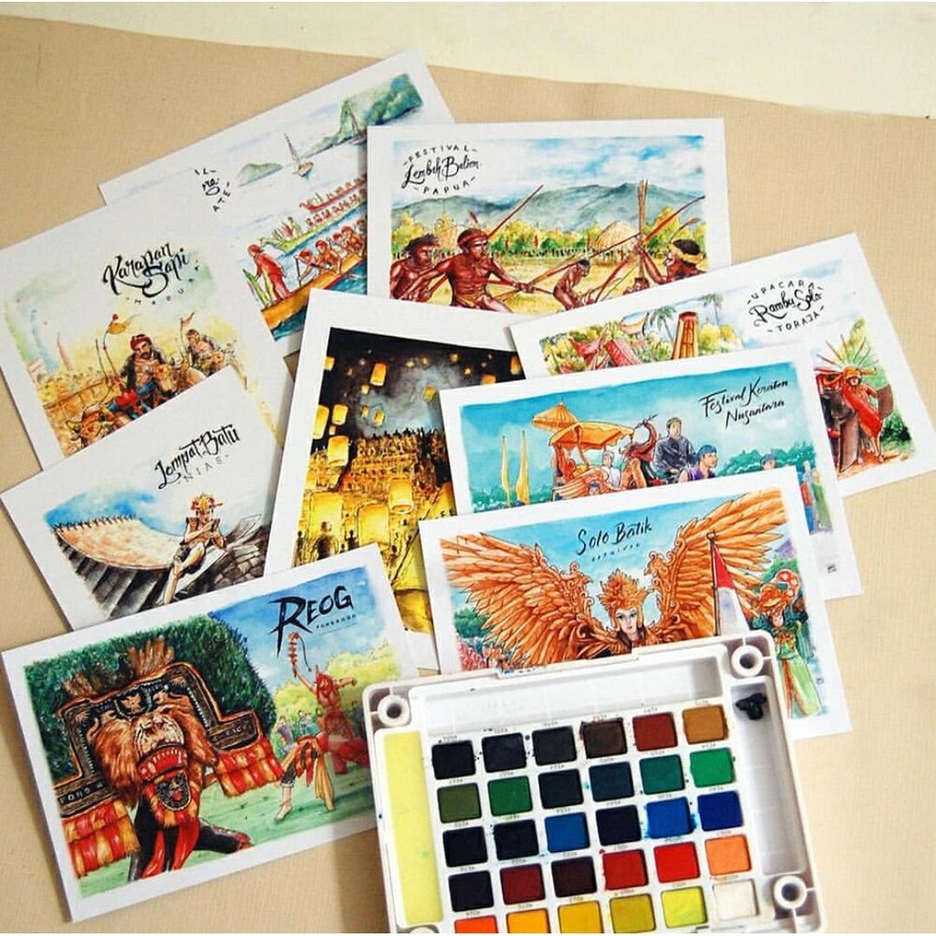 

POSNESIA Indonesian Festival Postcard / Kartu Pos Festival Indonesia