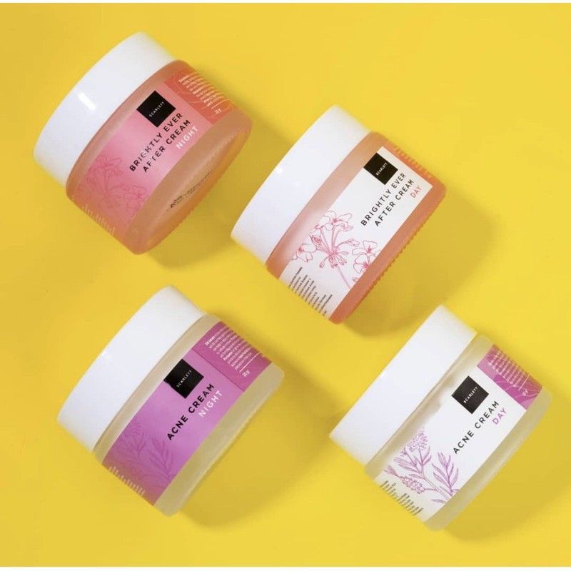 Scarlett Whitening Brightly Ever After Cream / Acne Cream