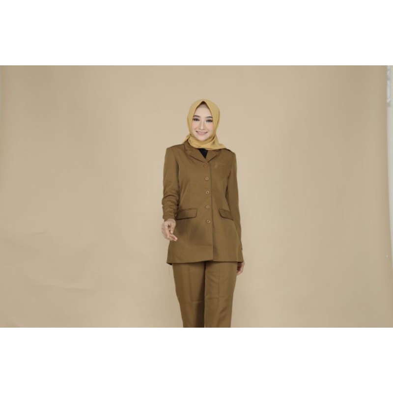 Baju PNS Wanita Seragam Khaki Wanita Baju Dinas Wanita Set Celana Baju PNS Wanita Pemda Baju PNS Wanita Set Celana Seragam PNS Wanita Khaki Seragam PNS Pemda Baru Seragam PNS Baju Pemda Wanita Seragam PNS Wanita Baju Dinas Pemda Aceh