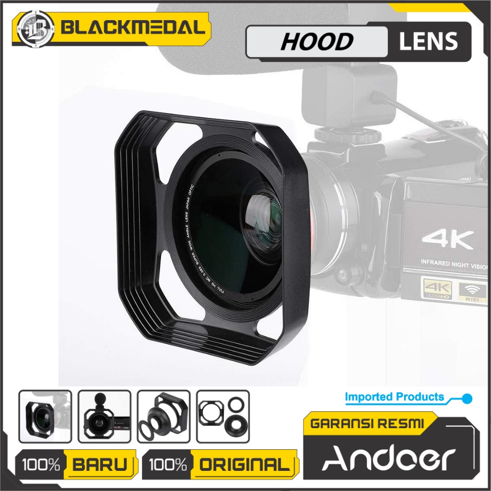 Kamera Video Digital Tudung Lensa untuk Ordro HDV-Z82 Z8Plus V7 Z20 HDV-D395 V7 AC1 AC3 DV 37Mm-72mm