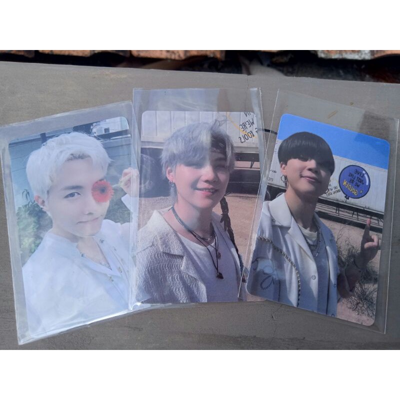 PHOTOCARD LUCKY DRAW BUTTER PWS M2U  JIMIN YOONGI SUGA JHOPE HOBI