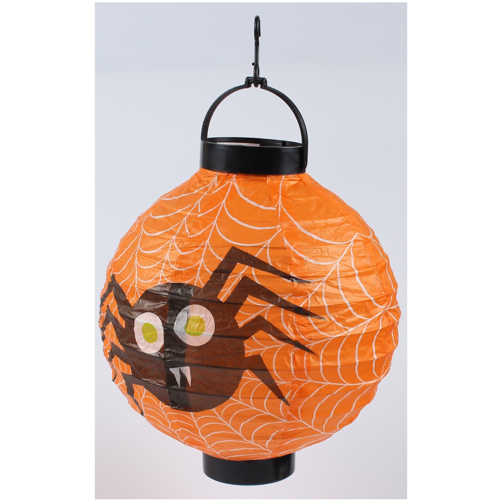 LT lentera lantern lampion halloween bentuk labu pumpkin laba-laba kelelawar properti rumah hantu