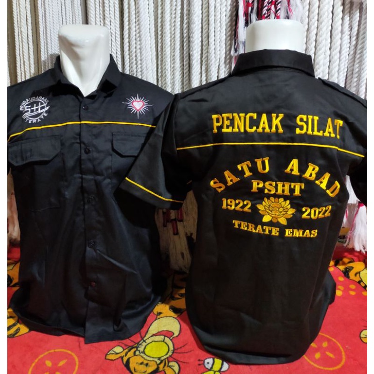 KEMEJA TERATE- KEMEJA BORDIR PSHT